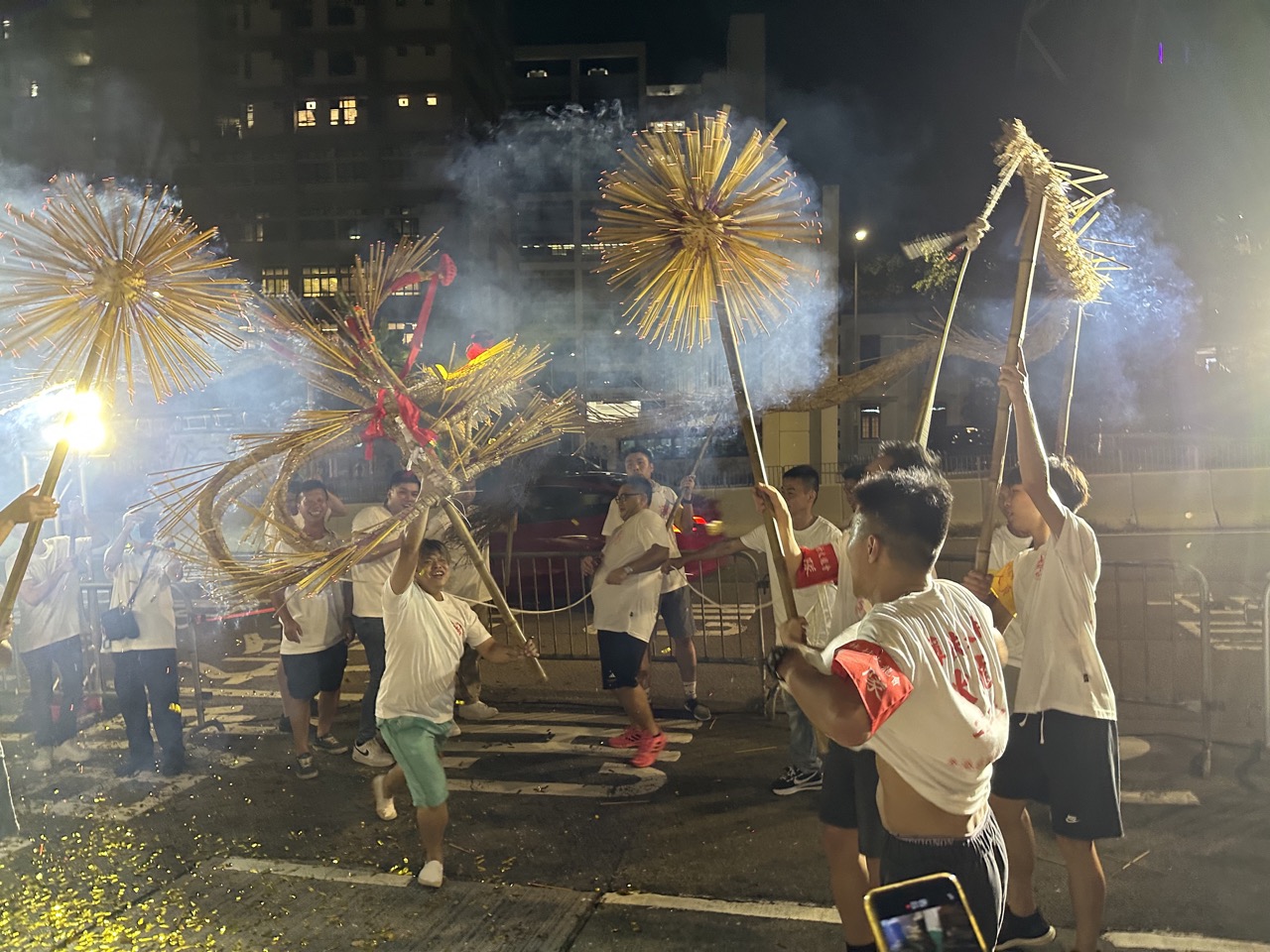 慶祝中華人民共和國成立74周年博扶林村中秋火龍之南區巡禮